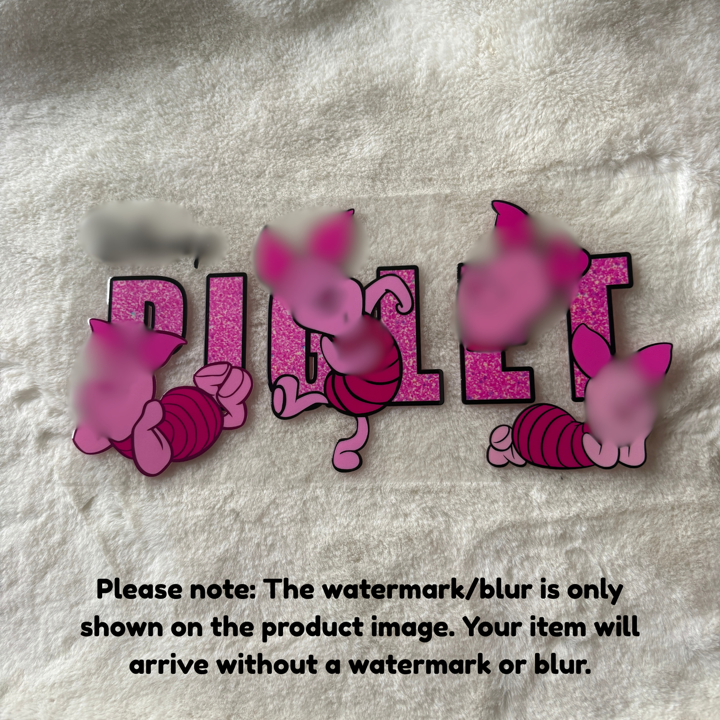 16oz UV DTF Wrap (Double Sided) | Ready To Ship | Pig Sparkle Pink