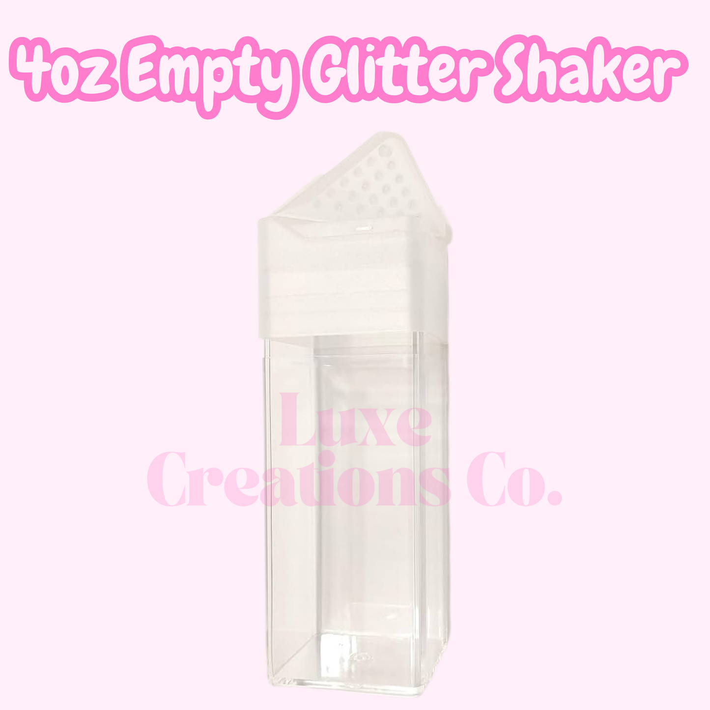 4oz Glitter Shaker (Empty)