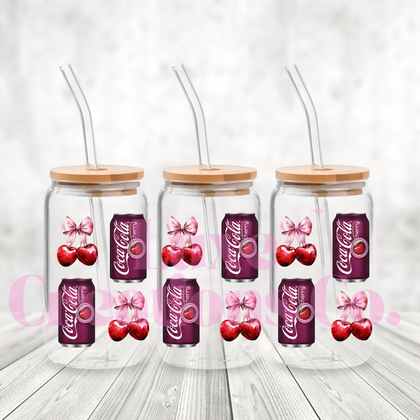 Cherry Coke UV DTF Wrap by Luxe (#08)