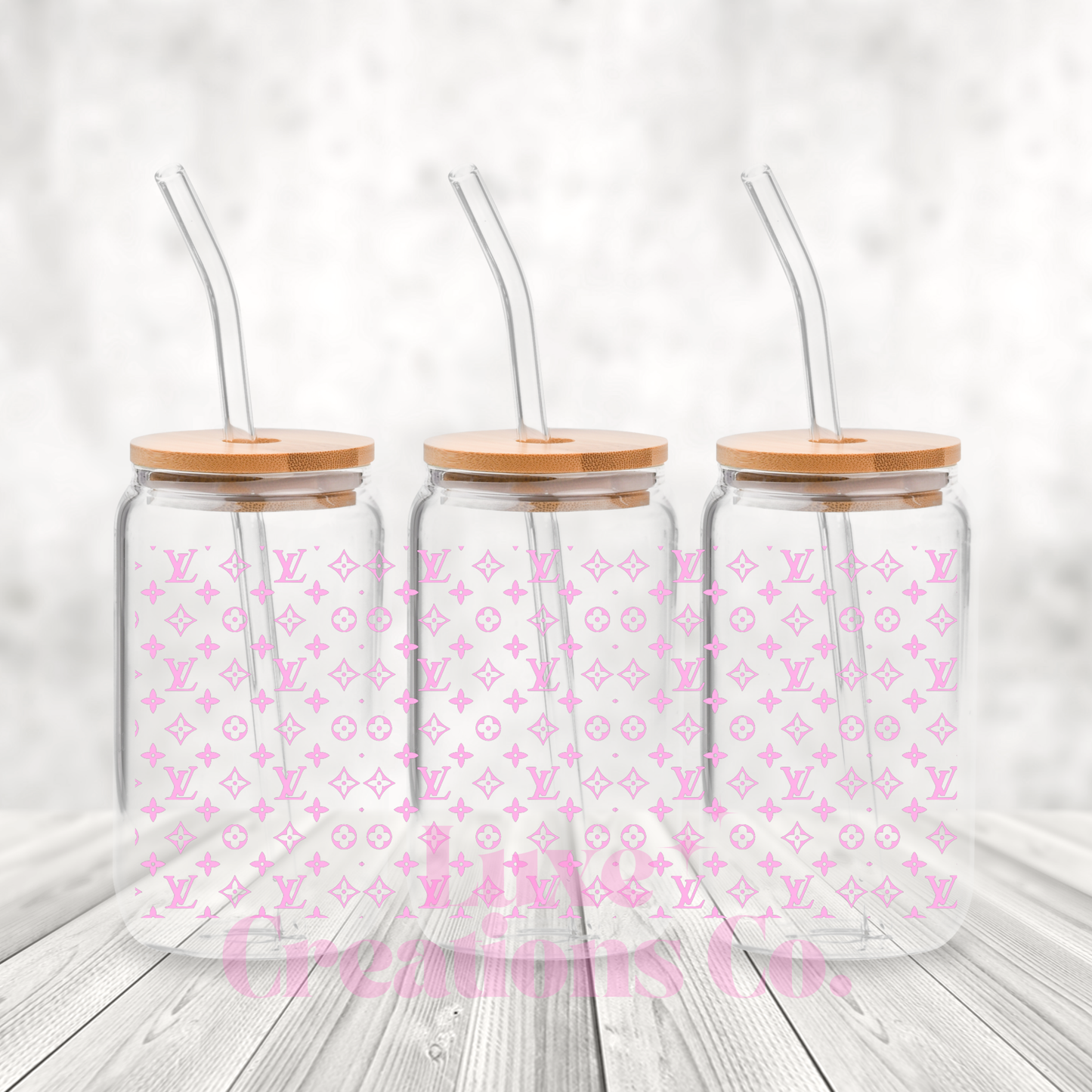 Pink Pattern UV DTF Wrap (#574)