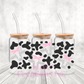 Cartoon Cow Bow UV DTF Wrap (#84)