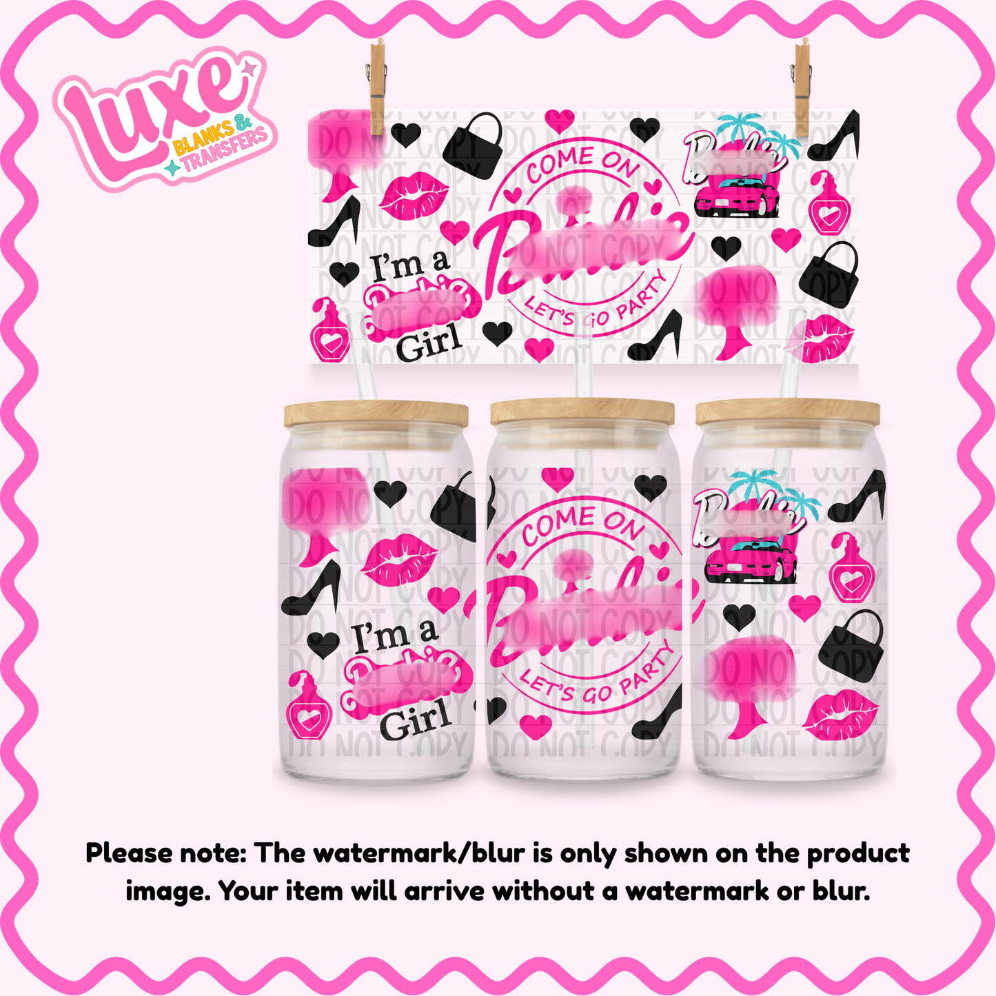 16oz UV DTF Wrap | BGirl | #3942