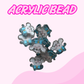 Flatback Acrylic Bead | Light Blue