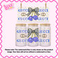 16oz UV DTF Wrap | GG Cherry Disco Blue | #2061