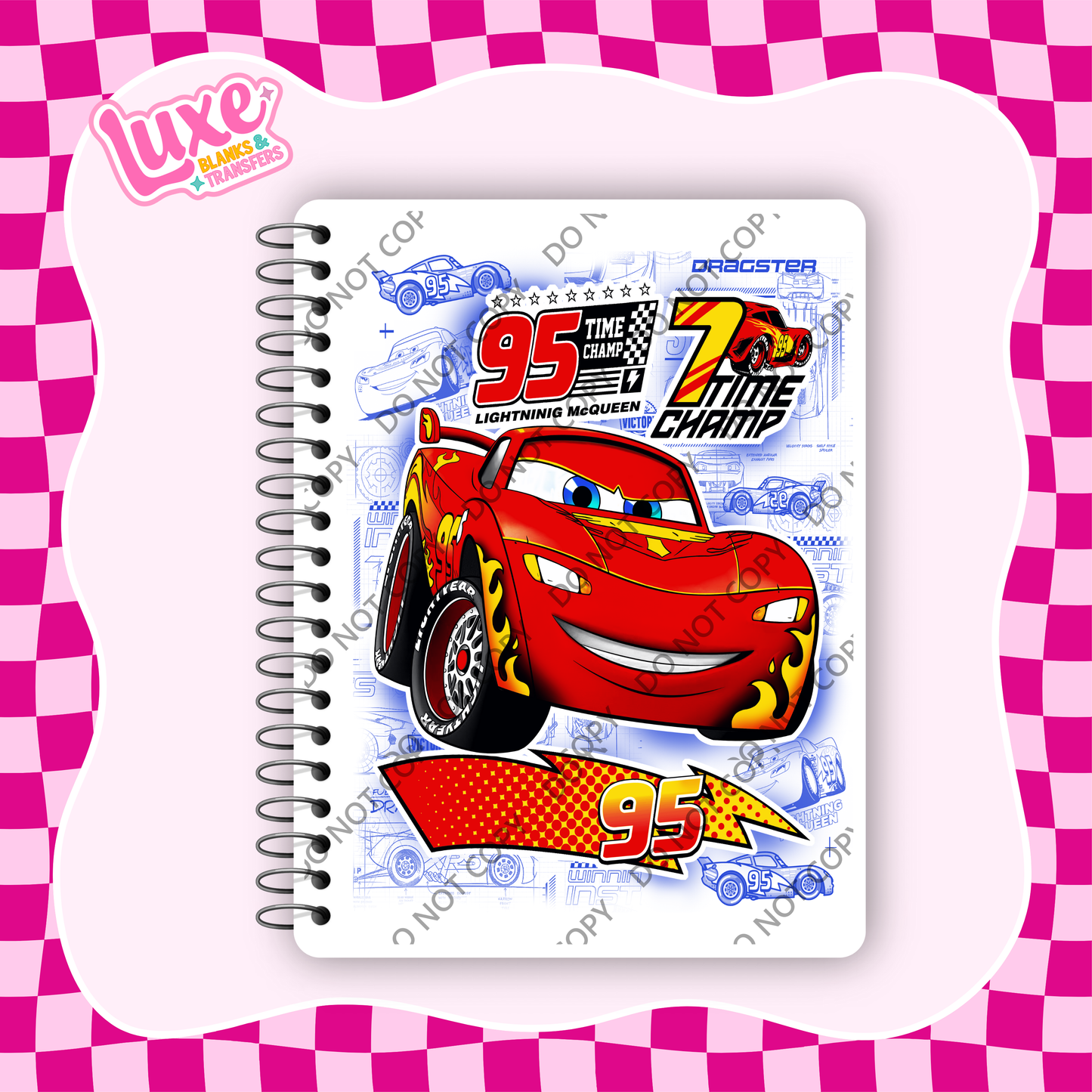 A5 Journal UV DTF Transfer | Lightning | #A106