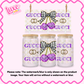 16oz UV DTF Wrap | GG Cherry Disco Purple | #2062