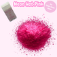 "Neon Hot Pink” Chunky Glitter (2oz Square Glitter Shaker)