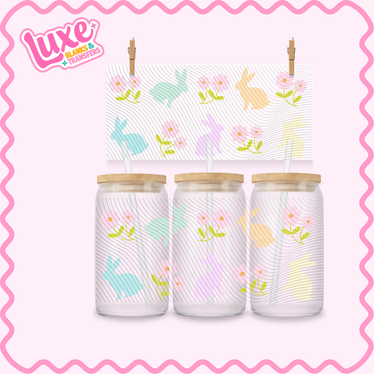 16oz UV DTF Wrap | Flowers Easter | #2985