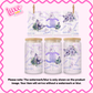 16oz UV DTF Wrap | Purple C/C Butterflies | #2066