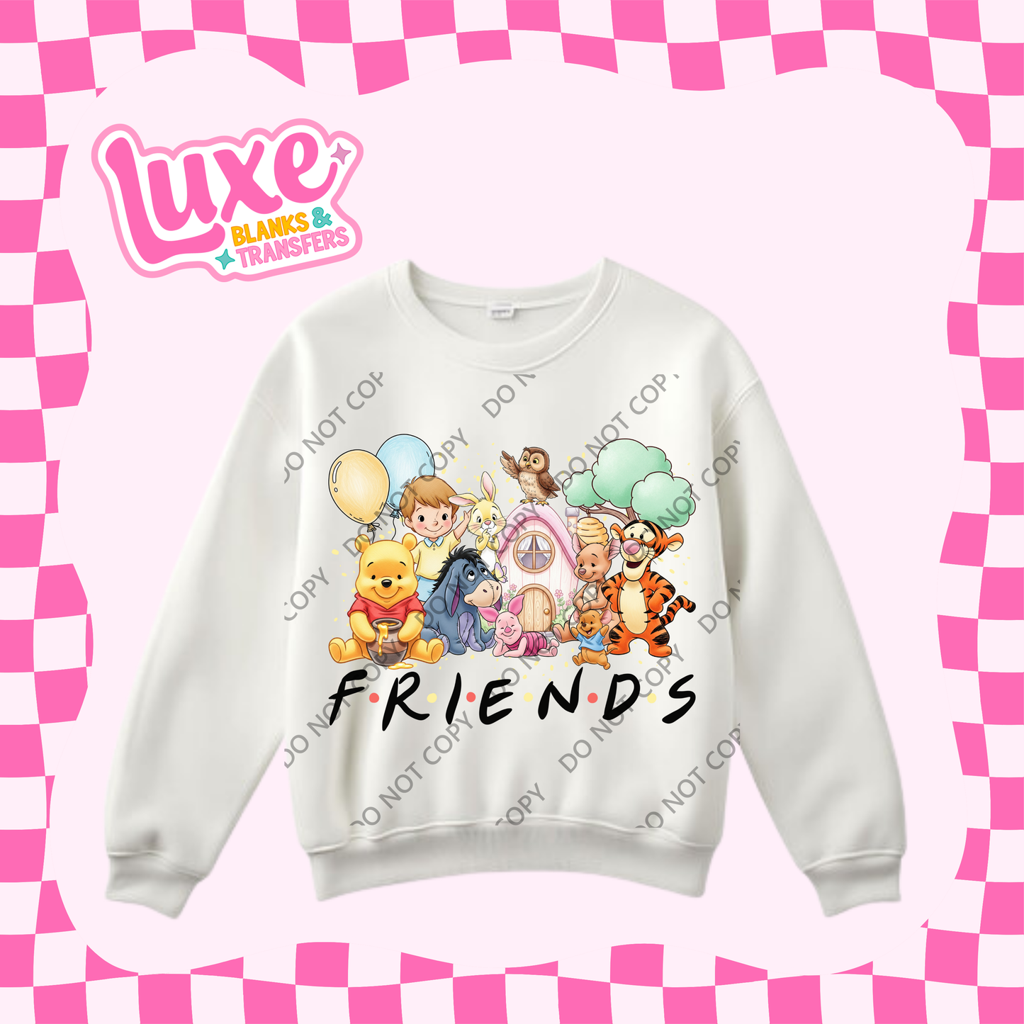 DTF Heat Transfer | Winnie Friends | #383