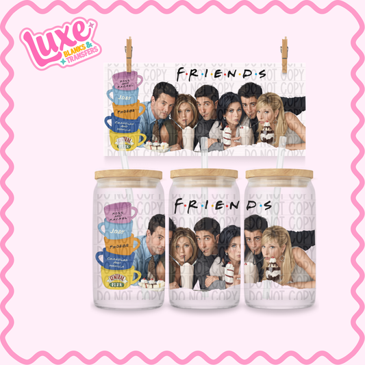 16oz UV DTF Wrap | Friends Characters | #2498