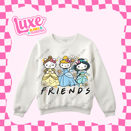 DTF Heat Transfer | HK Princess Friends | #384