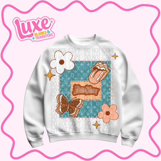 DTF Heat Transfer | Boujee Patchwork | #1375
