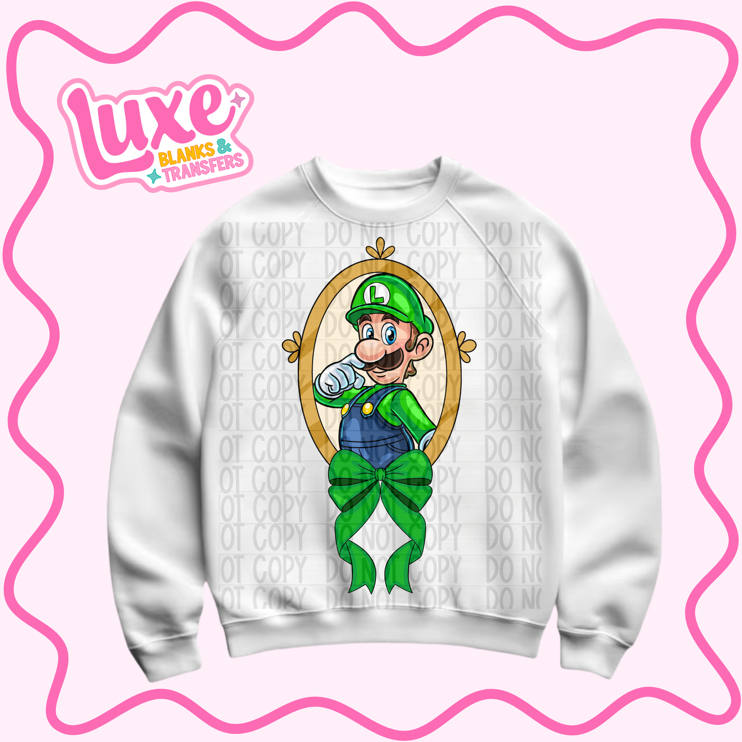 DTF Heat Transfer | Lu1gi Frame | #837
