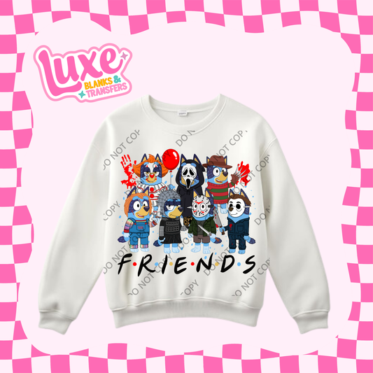 DTF Heat Transfer | Spooky Blue | #385