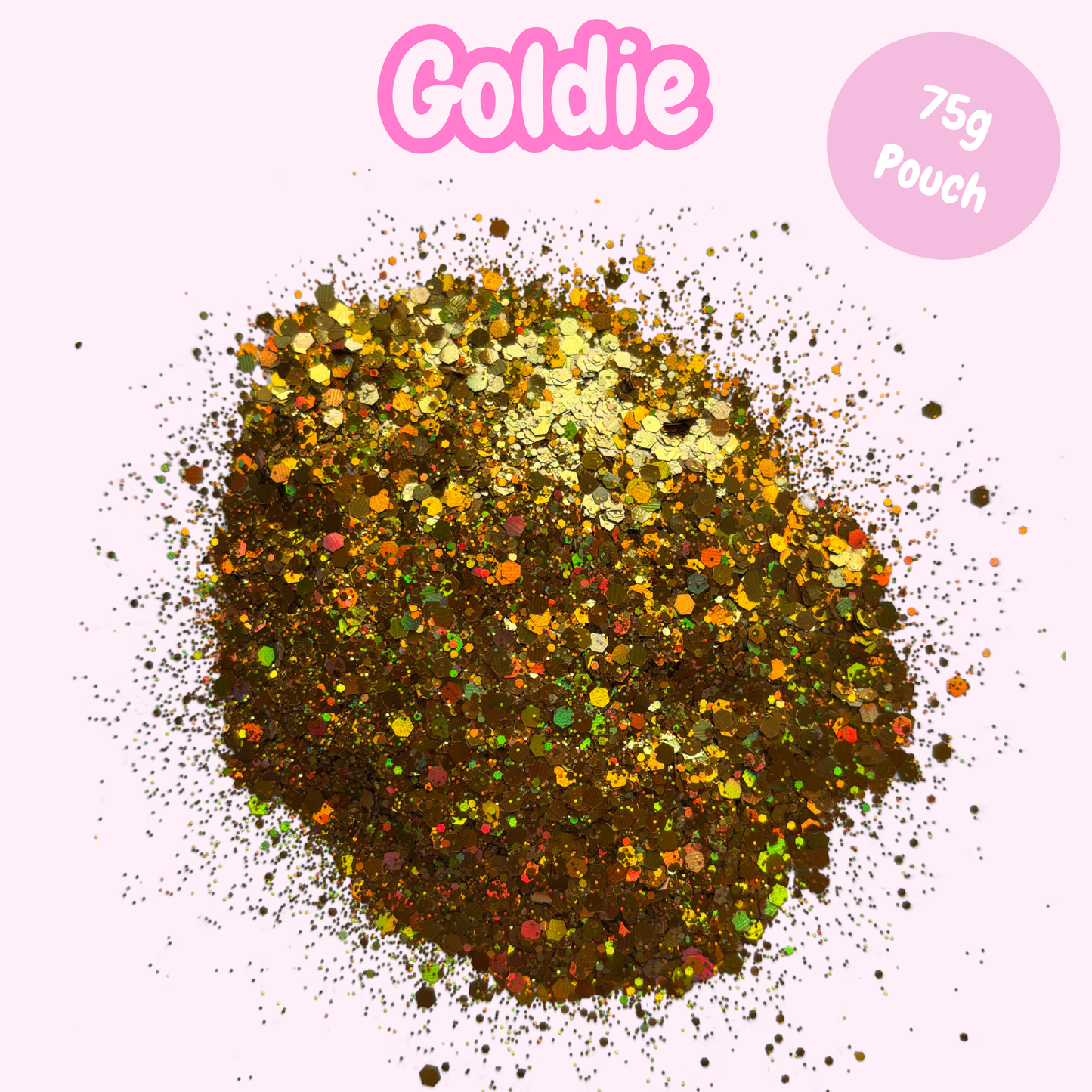"Goldie" Chunky Glitter (75g pouch)