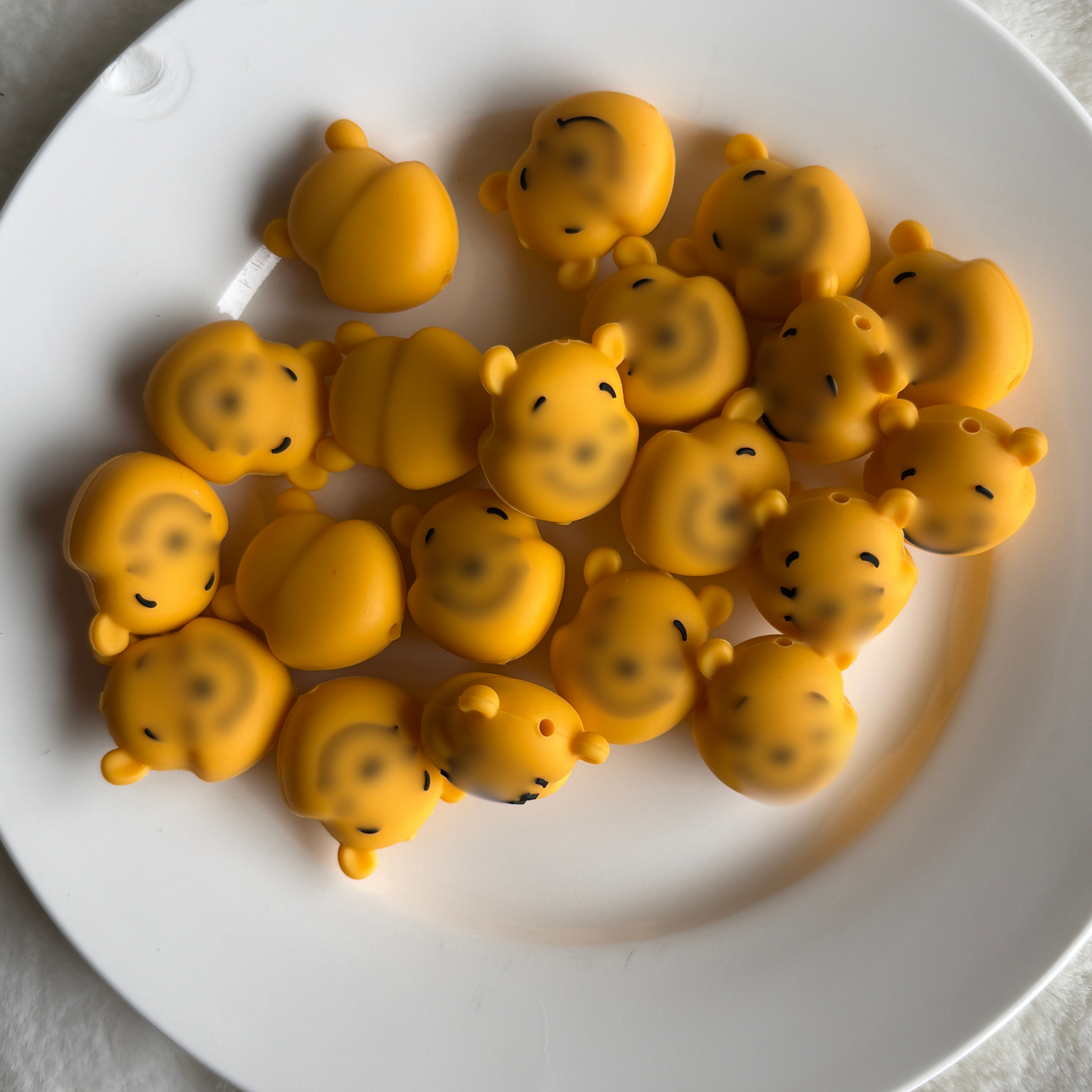 Happy Yellow Bear | 3D Focal Bead