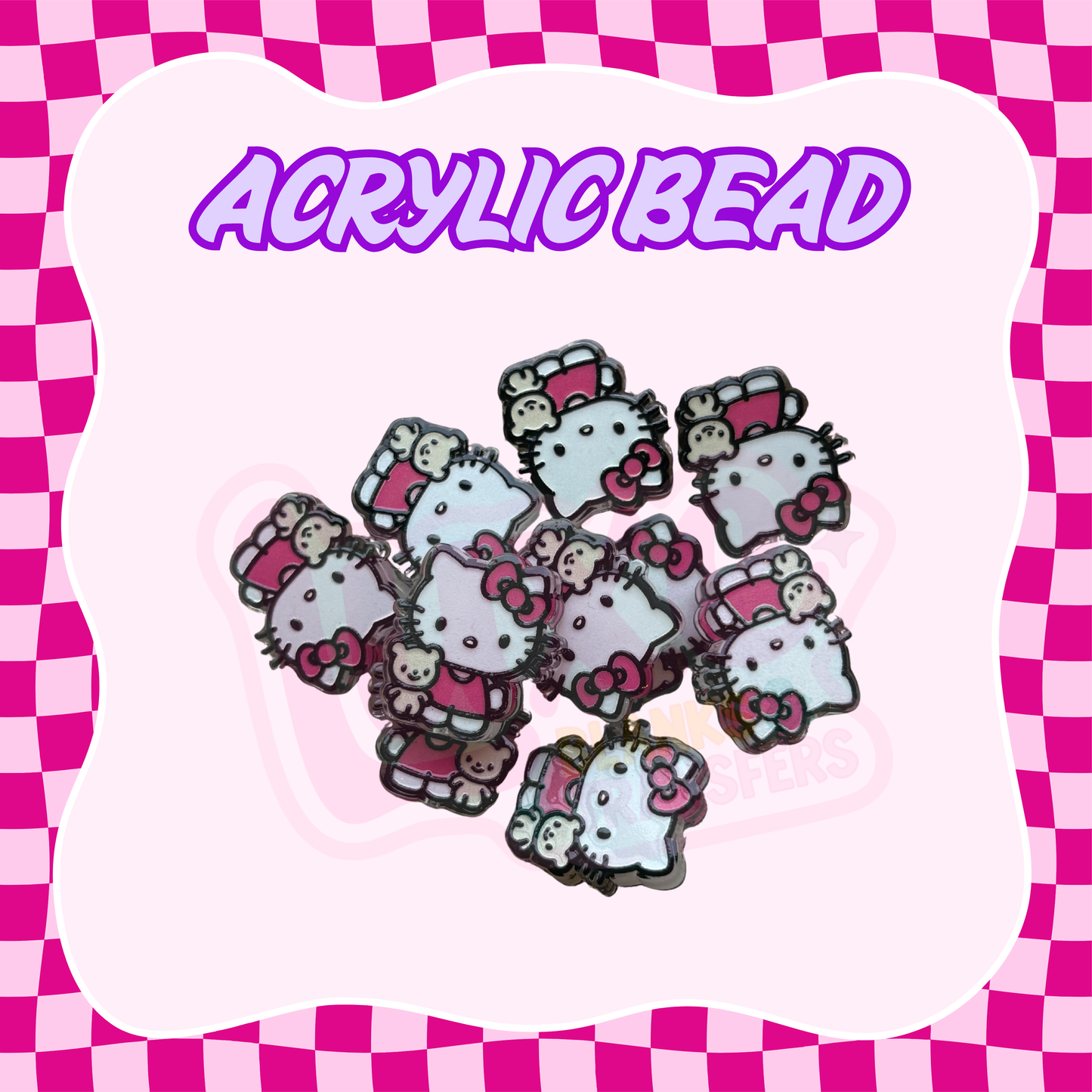 Flatback Acrylic Bead | HK