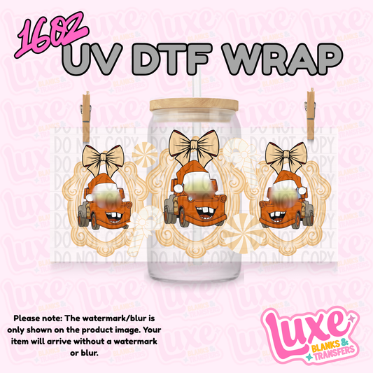 16oz UV DTF Wrap | Tow Truck Xmas | #4322