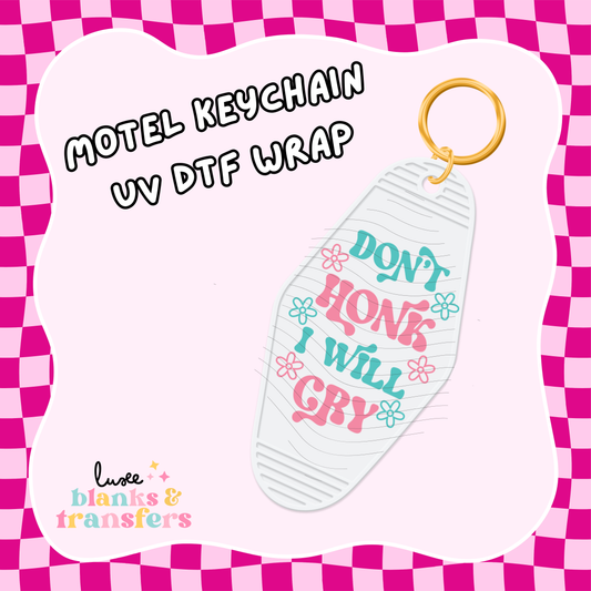 Motel Keychain UV DTF Wrap (#C10)