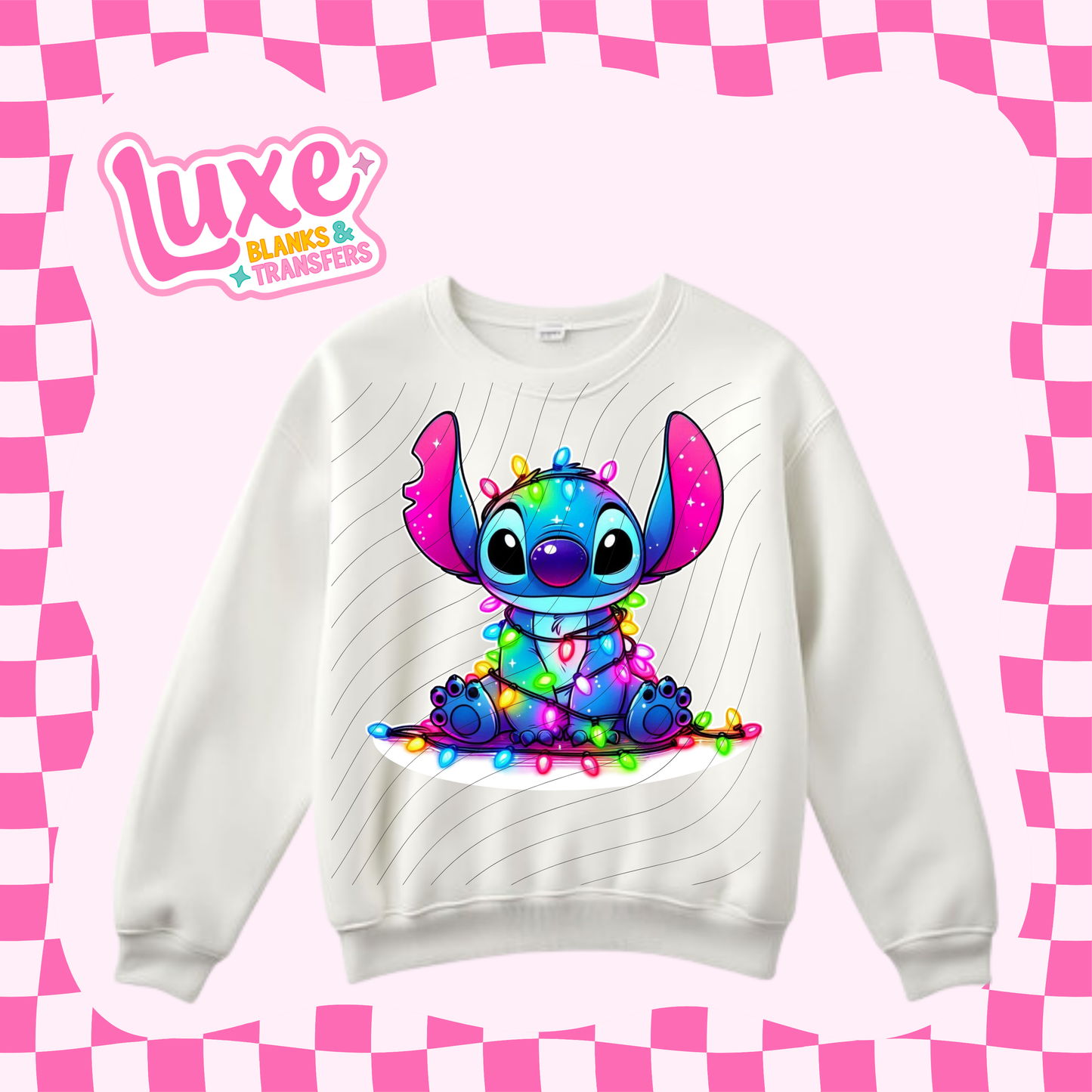 Xmas Blue Alien | DTF Heat Transfer | #110