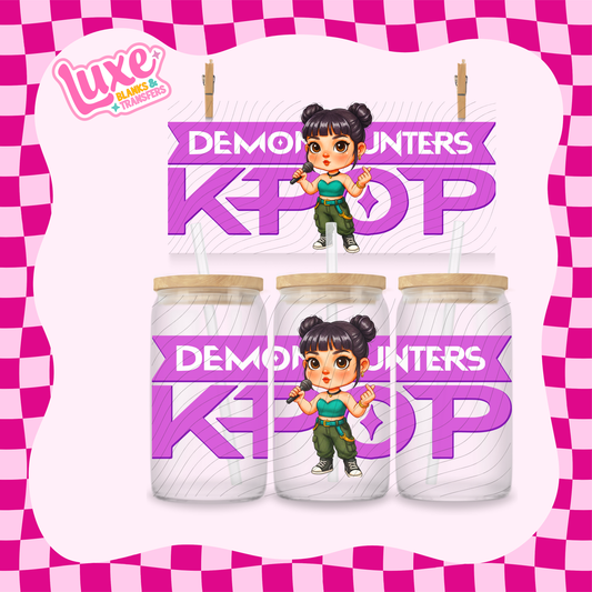 K-Pop Girl | 16oz UV DTF Wrap | #1725