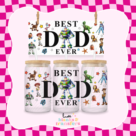 Best Dad 1 UV DTF Wrap (#384)