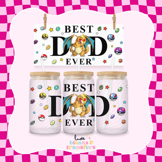 Best Dad 2 UV DTF Wrap (#385)