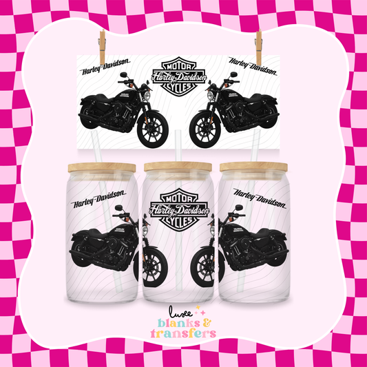 Harley Motorbike UV DTF Wrap by Luxe (#710)