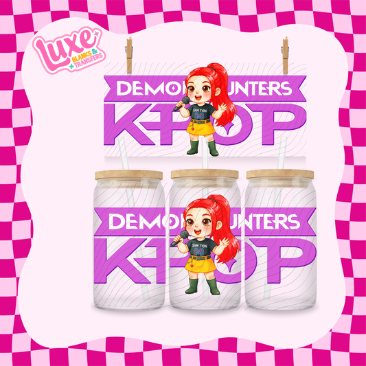 K-Pop Girl 2 | 16oz UV DTF Wrap | #1726