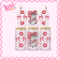 16oz UV DTF Wrap | Diet Cola Bows | #3475