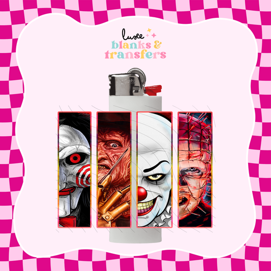 Horror 1 UV DTF Lighter Wrap