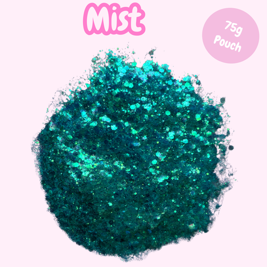 "Mist" Chunky Glitter (75g pouch)