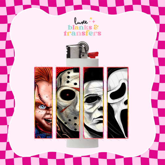 Horror 2 UV DTF Lighter Wrap