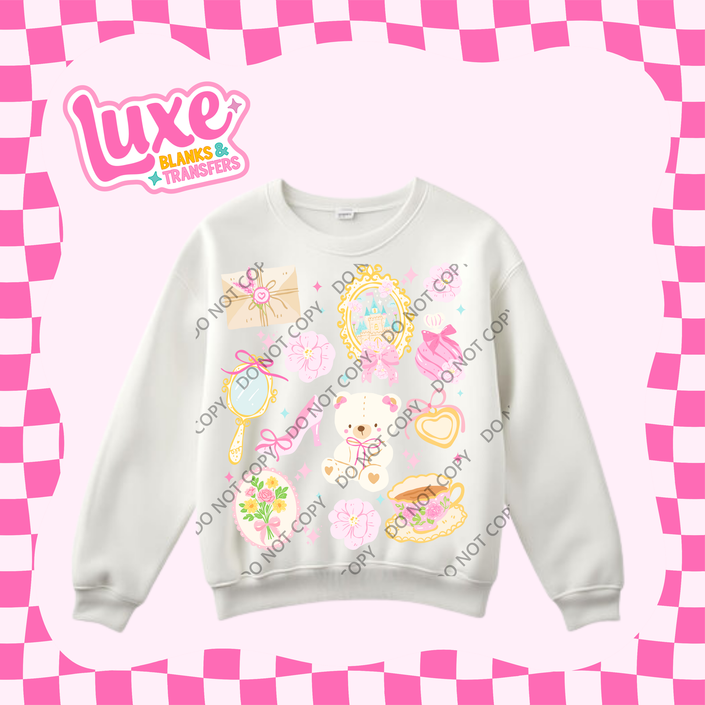 DTF Heat Transfer | Cutesy Coquette Pink | #391