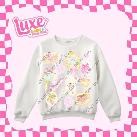 DTF Heat Transfer | Cutesy Coquette Pink | #391