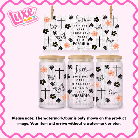 16oz UV DTF Wrap | Bible Verse | #3957
