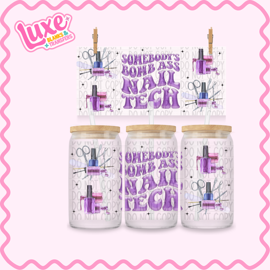 16oz UV DTF Wrap | Nail Tech | #2507