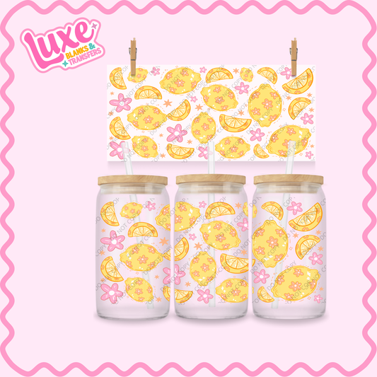 16oz UV DTF Wrap | Lemon | #2209