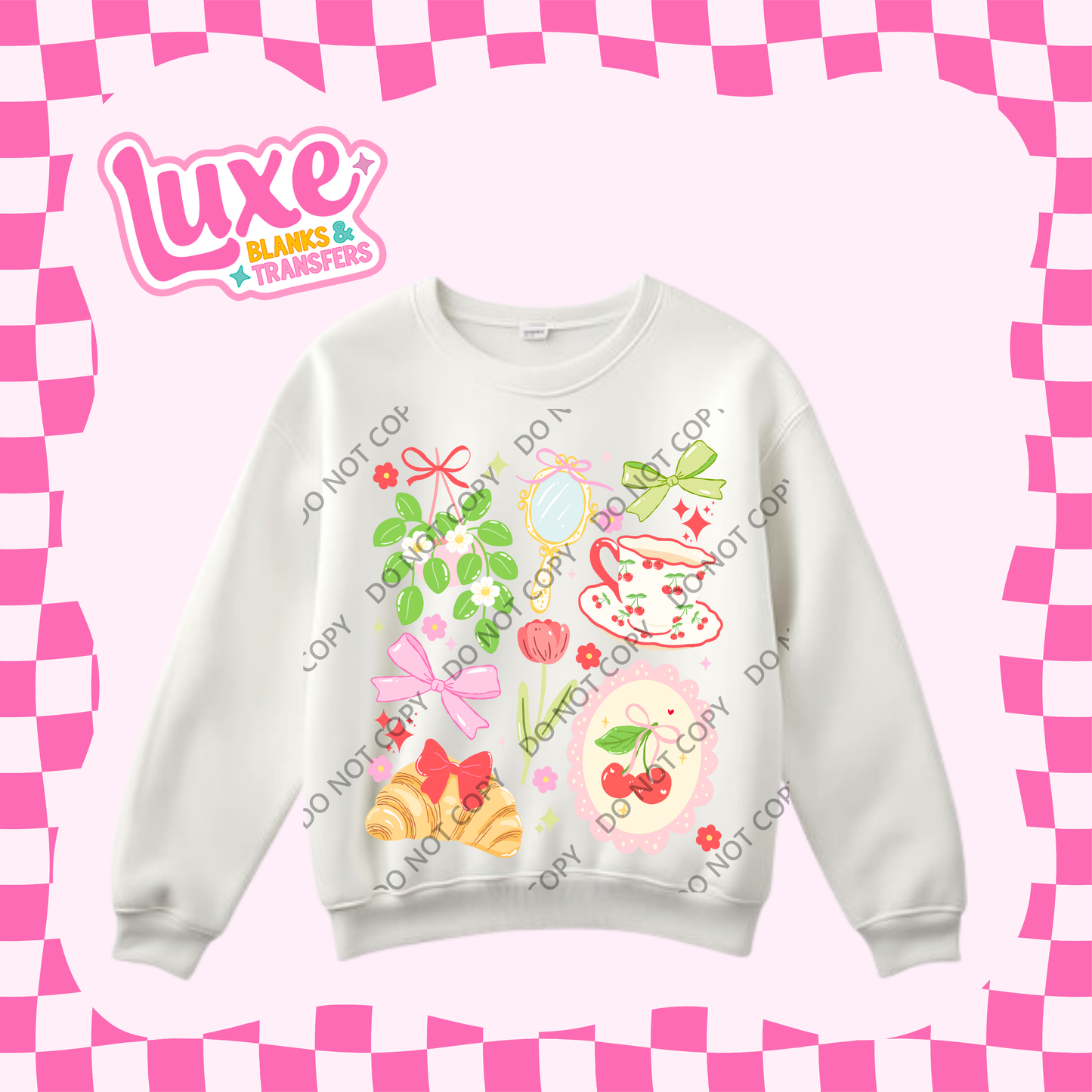 DTF Heat Transfer ADULT SIZE | Cutesy Coquette | READY TO SHIP