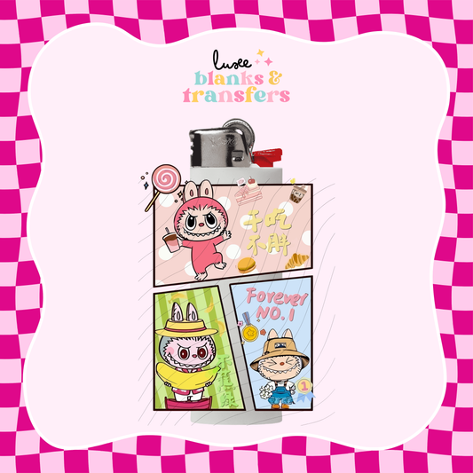 Bubu Comic UV DTF Lighter Wrap