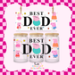 Best Dad 5 UV DTF Wrap (#391)