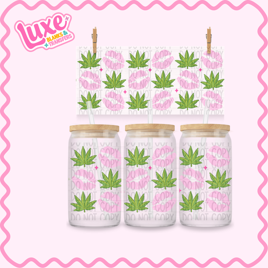 16oz UV DTF Wrap | 420 Pattern | #3480