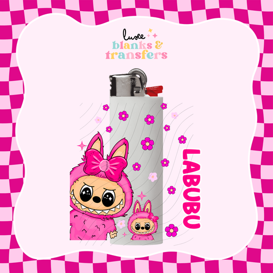 Bubu Pink UV DTF Lighter Wrap