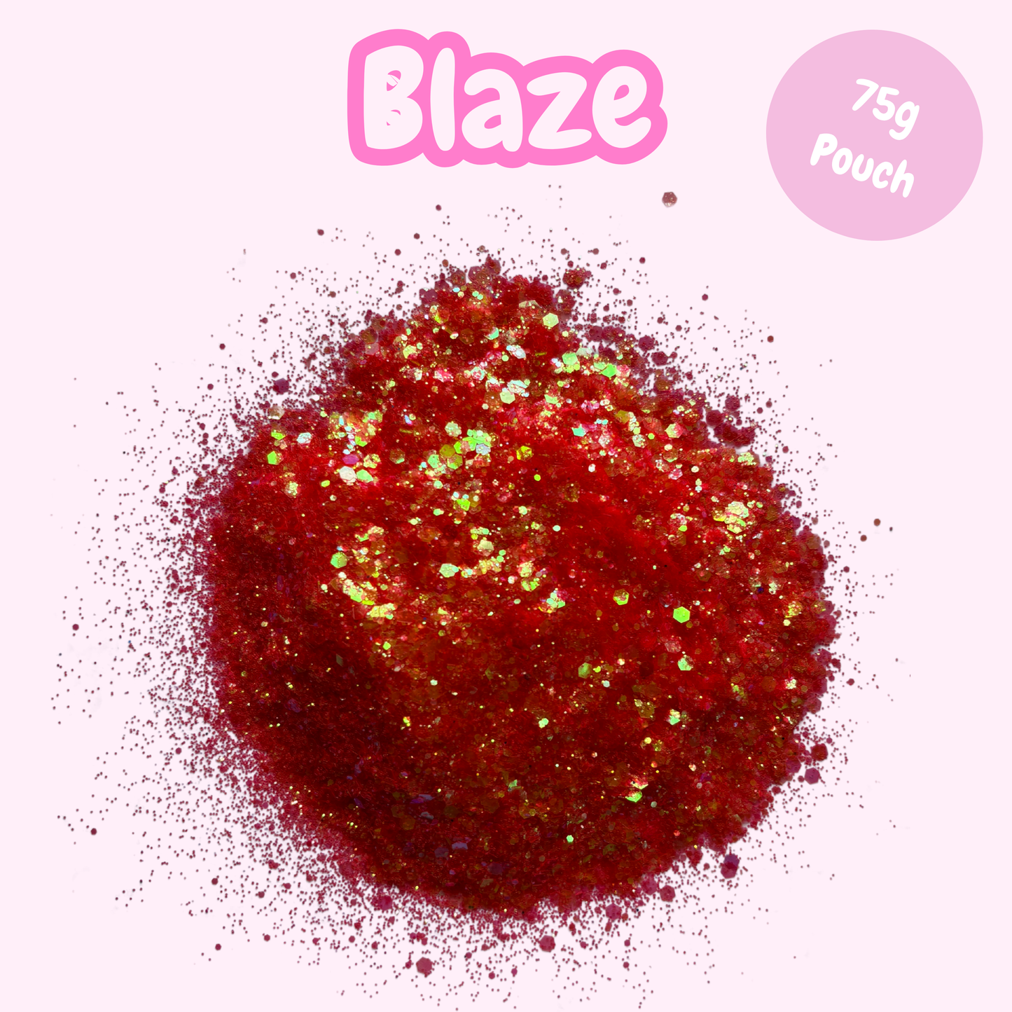 "Blaze" Chunky Glitter (75g pouch)