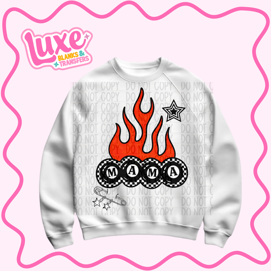 DTF Heat Transfer | 8 Ball Mama | #1387