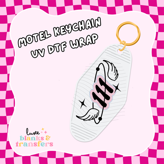 Motel Keychain UV DTF Wrap (#C11)