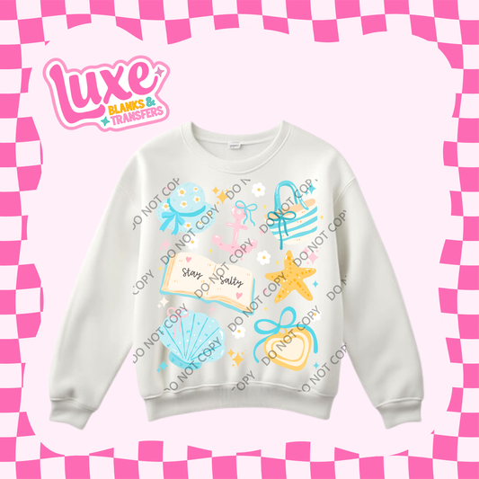 DTF Heat Transfer | Coastal Coquette | #397