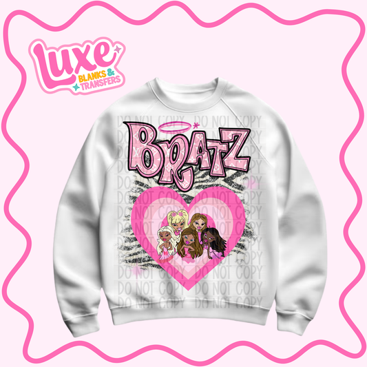 DTF Heat Transfer | Brat/z Heart | #1388