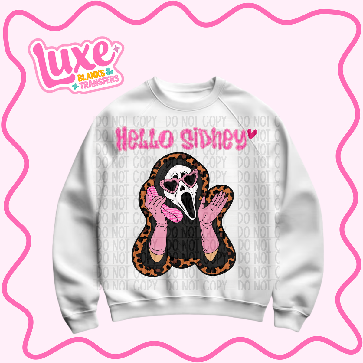 DTF Heat Transfer | Hello Sidney | #1389